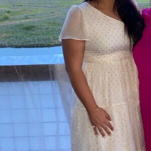 One Shoulder Midi dress from Lulu’s